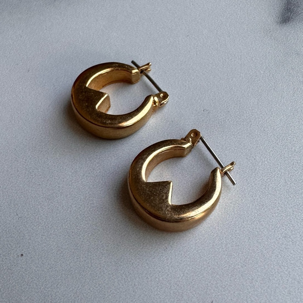 Roman luxe hoops